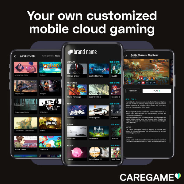 CareGame mobile cloud gaming