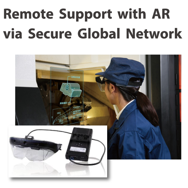 Remote Support with AR via Secure Global Network - AceReal® Global -