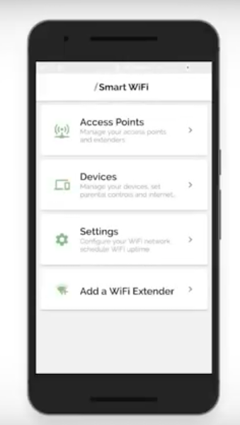 Smart Wi-Fi mobile app